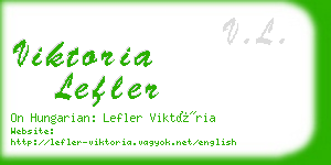 viktoria lefler business card